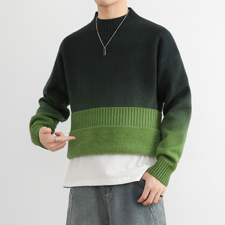 Ombré Knit Crewneck